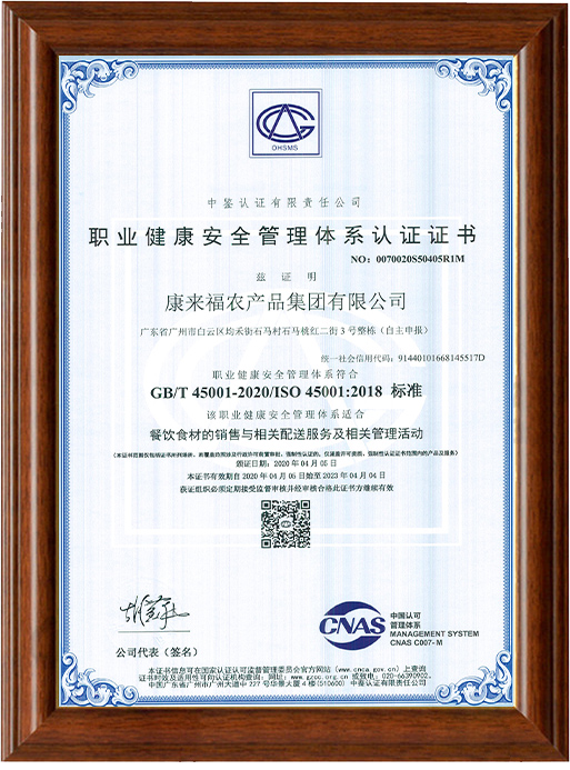 ISO45001职业健康安全管理体系认证